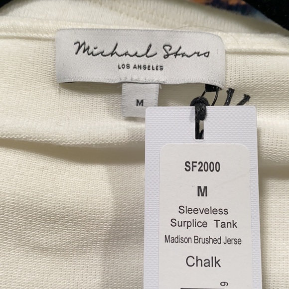 Michael Stars Sleeveless Surplice Tank-sz.-med. - Picture 12 of 14